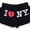 Black, variant on I Love NY Summer Shorts Ladies Purple XS