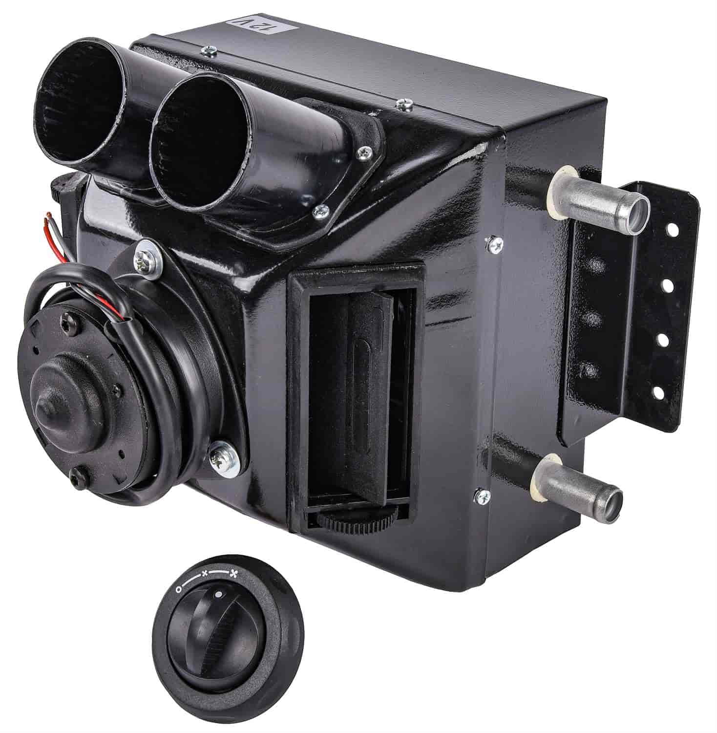 JEGS 70622 Auxiliary Heater Assembly 2Speed Fan Adjustable Louvers for