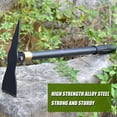 thumbnail image 6 of Pickaxe Hoe Gardening Tools Pick Axes for Digging Multi-Function Detachable Camping Tactical Shovel Survival Tools for Outdoor, 6 of 12