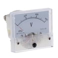 thumbnail image 2 of DOLITY Rectangle Ammeter Current Tester Analog Panel Voltmeter, Measuring Range 0-150V 0-600V, 2 of 7
