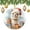 Pattern-1, variant on Ornament Cute Alpaca Double Sided Porcelain 3 Inch Cute Llama Christmas Tree Ceramic Ornament Decoration for Family Friend