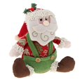 thumbnail image 1 of Muñeco de peluche sentado de Navidad, juguete de regalo, adorno navideño, decoración del hogar Santa, 1 of 9