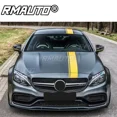 thumbnail image 4 of C63 Bumper Lip AMG Car Front Bumper Lip Splitter Spoiler Diffuser For Mercedes Benz C63 AMG 2014-2018 Car Accessories Body Kit, 4 of 7