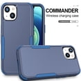 thumbnail image 3 of for iPhone 13 Mini Case, Defender Case Compatible with iPhone 13 Mini Case, Hybrid Heavy Duty Military Grade Full-Body Drop Shockproof Dustproof 3-Layers Rugged Protective Phone Cover, 
Royalblue, 3 of 6