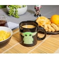 thumbnail image 3 of Silver Buffalo Star Wars The Mandalorian The Child Stands Ceramic Coffee Mug, 20-Ounces, 3 of 9