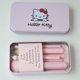 thumbnail image 1 of Hellokitty-Juego de brochas de maquillaje, 7 Uds., bonito pelo sintético, herramientas cosméticas de Belleza del cabello Sytheric, 7 Uds., 1 of 4