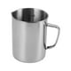 thumbnail image 2 of Jarra medidora de acero inoxidable de 1000 ml (34 ) de gran capacidad para espumar leche, ideal para espresso, latte y repostería., 2 of 9