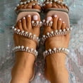 thumbnail image 1 of Zapatillas con punta abierta para mujer, sandalias cómodas, informales, cómodas, para la playa Wmkox8yii ytu5082, 1 of 9