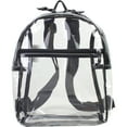 thumbnail image 4 of Eastsport Unisex Clear Mini Backpack, Clear, 4 of 4