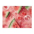 thumbnail image 4 of KLL Refreshing Watermelon Slices Print Fleece Throw Blanket, Horizontal Fleece Bedding Cute Soft Blankets Comfy Fleece Flannel Plush Home Decor for Couch & Bed -80"x60", 4 of 9