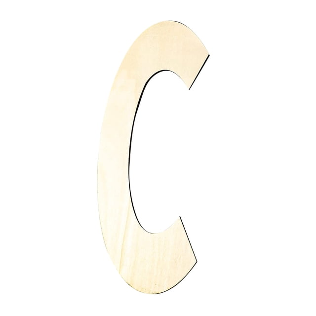 Under 10 Desktop Ornament Unfinished Wood Letters 14 Inch Blank Wooden Letters Wood Letter for Decoration
