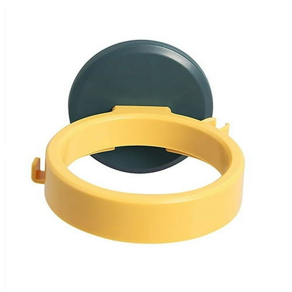 Nvzi Rejilla para secador de pelo de 2 piezas, rejilla para secador de pelo de baño sin perforaciones, rejilla de almacenamiento montada en la pared, rejilla para conductos de baño (amarillo)
