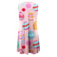 thumbnail image 4 of FcBaudy Robe Sans Manches Col Rond, Robes d'Été pour Femmes, Robes Boho Imprimé Floral d'Été Sans Manches T-Shirt Plage Mini Robes Femmes, 4 of 5