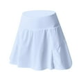 thumbnail image 5 of vigerkar Women Mini Tennis Skirts with Shorts High Waisted Golf Skirts Pleated A Line Short Skirt Flowy Workout Sport Athletic Skorts 2025 Blue, XL, 5 of 6