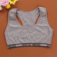 thumbnail image 1 of Girls Training Bra Teenage Kids Soft Breathable Cotton Underwear Tops ClothingGray He Qiyong unisex, 1 of 1