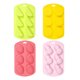 thumbnail image 1 of Molde para cubitos de hielo, bandeja flexible de silicona de grado alimenticio con tapa, apto para microondas, lavavajillas, reutilizable, sin BPA, para helado, pudín y gelatina., 1 of 8
