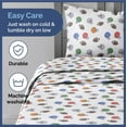 thumbnail image 6 of CGK Linens 4-Piece Cute & Cozy Kids Sheet Set - Full Size Kids Bedding With Vibrant Designs For Boys, Girls, Teens, Toddler, Football, 6 of 7