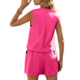 thumbnail image 4 of GEWSEY Waistcoat Vest for Women Fully Lined Button Down V Neck Formal Dressy Suit Vests with Pockets (Hot Pink, S), 4 of 6