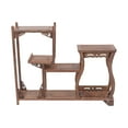 thumbnail image 1 of MasteelfCA Wooden Antique Shelf Curio Display Rack Tea Canister Display Stand Home Decor, 1 of 7