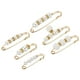 thumbnail image 1 of Perla Broche Pasadores 6 Estilos 1,5/2,3/3" Metal Imitación Perla Collar Decorativo Seguridad Pasadores Clips para Mujer Ropa Vestido Pantalones Falda Cintura, 6uds, 1 of 5