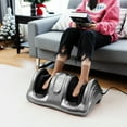 thumbnail image 2 of Costway Shiatsu Foot Massager Kneading and Rolling Leg Calf Ankle with Remote Gray, 2 of 12