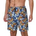 thumbnail image 2 of Uemuo Colorful Butterfly1 Pattern Mens Swim Trunks Quick Dry Board Shorts with Mesh Lining, Stretch Beach Shorts Quick Dry No-Chafing Board Shorts-, 2 of 9
