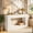 White, variant on Fnova 55" Modern Console Table with 2-Tier Storage, Farmhouse Wood Entryway Table, Narrow Sofa Table for Living Room, Hallway, Behind Couch