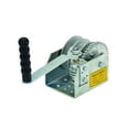 thumbnail image 2 of Vestil WALL-D Single Speed Worm Gear Wall-Mount Hand Winch - Dual Drum, 1500 lbs Load, 2 of 4