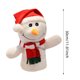 thumbnail image 3 of Bonito títere de dedo de muñeco de nieve navideño. Títere de mano navideño suave. Adecuado para la interacción. Accesorio para juegos de rol PP. Perfecto para el entretenimiento navideño., 3 of 5