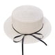 thumbnail image 1 of Sombrero de paja para mujer con circunferencia de 56-58 cm, sombrero para el sol con lazo de cinta, sombrero de copa plana para exteriores, sombrero para el sol con protección solar, 1 of 5