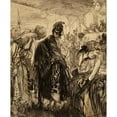 thumbnail image 3 of Henry Patrick Raleigh 20x24 Black Modern Framed Museum Art Print Titled - Story Illustration (1924), 3 of 5