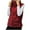 Claret, variant on Lovskoo Womens Fuzzy Sherpa Fleece Jacket Vest Cozy Sleeveless Solid Cardigan Zipper Waistcoat Outerwear with Pocket Black