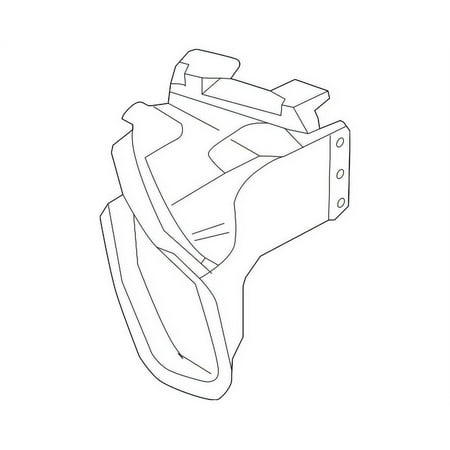 Genuine OE Audi Air Duct - 4G8-121-674-B