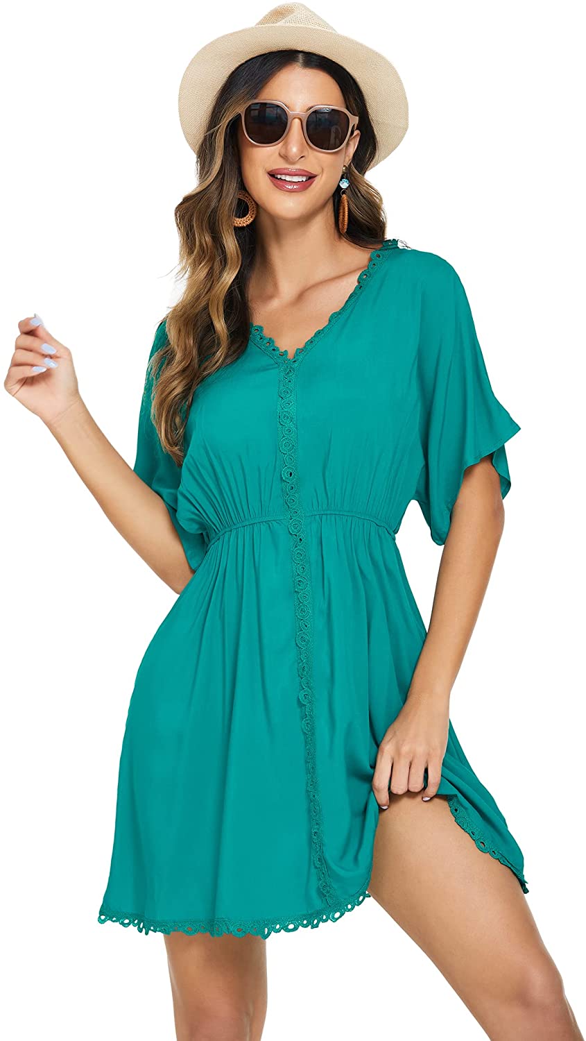 short sleeve bathing suit cover up