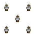 thumbnail image 2 of Guardoinrt Lantern LED Oil Lamp Table Porch Winery Cabin Light Bronze Golden 5Set, 2 of 6