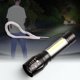 thumbnail image 5 of Linterna Antorcha COB Luz lateral 3 modos Luz estroboscópica fuerte Recargable LED Xpe Linternas USB de lámpara para iluminación Macarena Antorcha portátil, 5 of 7