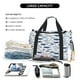 thumbnail image 5 of Disketp Blue Fish Bolsa de Viaje Tipo Duffle, Bolso de Mano para Fin de Semana para Mujer, Bolsa de Gimnasio Ligera para Hombre, Esencial para Viajes, 5 of 7