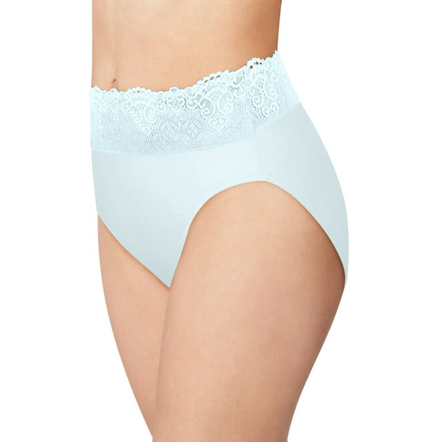 Bali Culotte Taille Haute Passion pour le Confort, 9, Bleu Fantaisie