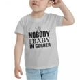 thumbnail image 3 of Nobody Puts in Corner Cute Toddler T Shirts for Boys Girls (Gray, Youth XL), 3 of 5
