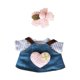 thumbnail image 2 of Conjunto de ropa para muñecas de peluche, ropa para muñecas, conjunto de falda , pinzas para el pelo de moda, accesorios para fotos, disfraces, Camiseta de tirantes azul, 2 of 9