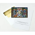 thumbnail image 2 of Stained Glass Nativity Religious Christmas Cards - Box of 15 Cards & 16 Envelopes, 2 of 3