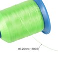 thumbnail image 5 of Uxcell 1968 Yards 150D/0.25mm Extra Strong Bonded Polyester Threads (Lawn Green, 2 Pack), 5 of 7