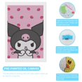 thumbnail image 3 of Diamond Art Kits for Adults Kuromi And My Melody Diamond Art Gem Art Painting Full Drill Round Art Gem Painting Kit for Home Wall Decor Gifts 16"x20", 3 of 7