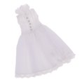 thumbnail image 4 of 2 Vestidos Blancos Sin Con Cuello De Encaje De  De Yotijar ropa de muñeca, 4 of 10