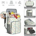 thumbnail image 5 of Travel Cooler Bag - LightColorful BirdsFootprints Pattern Camping Beer Cooler Backpack with Bottle Opener- Waterproof Insulated Picnic Backpacks - Cooler Bag for Beach, 5 of 6