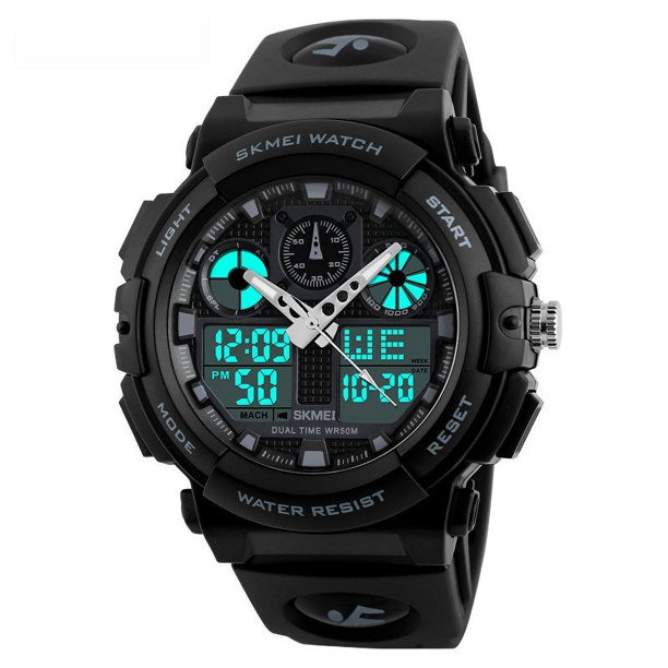 Reloj para hombre para exteriores, reloj electrónico deportivo multifuncional personalizado, reloj de tendencia para estudiantes