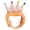 A, variant on Plush Colorful Crown Hairband Soft Spa Headbands Elastic Furry Turban Non-slip Headwrap for Washing Face Makeup Tool