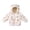 Beige, variant on Toddler Kids Boys Girls Hooded Puffer Jacket With Cute Bear Ear And Cartoon Party Print Zip Up Warm Outerwear Coat 6-12 Months Spring Fall Winter Jackets