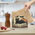 thumbnail image 2 of Yayeee Napkin Holder for Table Set of 2 Kitchen Paper Tissue Organization, Black Halloween Cat, 2 of 8