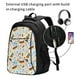 thumbnail image 2 of Easygdp Insects and Flowers Mochila para Laptop de Viaje con Puerto USB, Mochila para Laptop con Puerto de Carga USB para Mujeres y Hombres, 2 of 7